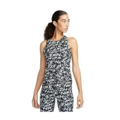 Nike Dames Dri-Fit One Hybrid Singlet - 025 PHOTON DUST/REFLECTIVE SIL