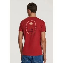 Shiwi Heren Shirt Tulum Palm - 303 Tandori-spice-brown -Trendy Deals Voor Actieve Lifestyles 051470 89 02 1