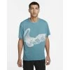 Nike Heren Dri-Fit UV Running Shirt - 379 MINERAL TEAL/PHANTOM/REFLE