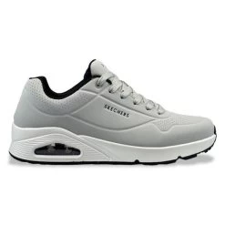 Skechers Heren Sneaker UNO - STAND ON AIR - LGBK Grijs