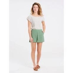 Protest Dames Short PRTVARDEN - 478 Green Baygreen -Trendy Deals Voor Actieve Lifestyles 051634 40 03 1