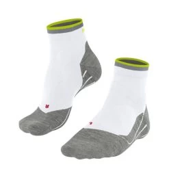 Falke Heren Running Sokken RU4 Short Reflect - 2007 White -Trendy Deals Voor Actieve Lifestyles 051669 01 02 1