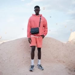 Equalité Heren Hoodie Piere - 632 Washed Coral -Trendy Deals Voor Actieve Lifestyles 051751 61 03 1