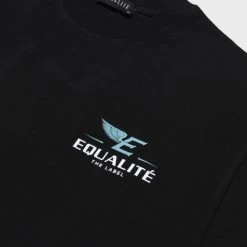 Equalité Heren T-shirt Wing Tee - Zwart -Trendy Deals Voor Actieve Lifestyles 051753 10 02 1