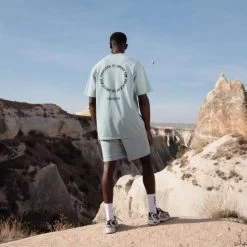 Equalité Heren T-shirt Piere - 320 Washed Light Blue -Trendy Deals Voor Actieve Lifestyles 051754 31 03 1