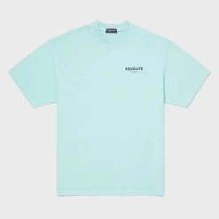 Equalité Heren T-shirt Piere - 320 Washed Light Blue