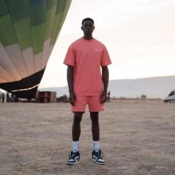 Equalité Heren Short Piere - 632 Washed Coral -Trendy Deals Voor Actieve Lifestyles 051758 61 03 1