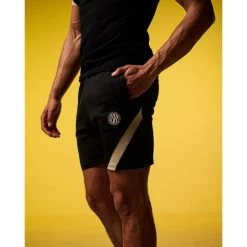 Malelions Heren Short Pre-Match Sport - 908 Black/Gold -Trendy Deals Voor Actieve Lifestyles 051788 10 02 1 1