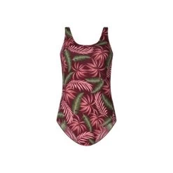 Ten Cate Dames Badpak Pool Soft Cup - Jungle Leaves Pink