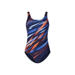Ten Cate Dames Badpak Pool Soft Cup - Sporty Stripes