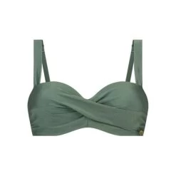 Ten Cate Dames Bikini Top Twisted - Green Sparkle