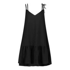 Wow Ten Cate Dames Jurk Spaghetti - Zwart