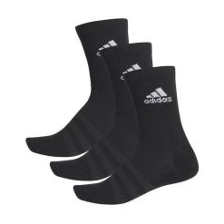 Adidas Unisex Cush Crew 3-paar Sokken - 000 BLACK/BLACK/WHITE