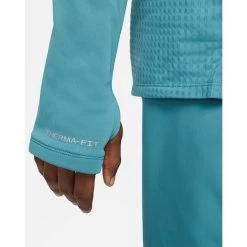 Nike Heren Thermo Ziptop Run Division - 379 MINERAL TEAL/REFLECTIVE SI -Trendy Deals Voor Actieve Lifestyles 051967 79 04 1 1