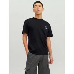 Jack & Jones Jack&Jones Heren T-shirt Filo - 178012 Black -Trendy Deals Voor Actieve Lifestyles 051974 11 02 1