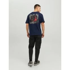 Jack & Jones Jack&Jones Heren T-shirt Filo - 175876 Navy Blazer -Trendy Deals Voor Actieve Lifestyles 051974 35 03 1