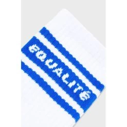 Equalité Unisex Sokken Striped 3-pack - 102 White/Blue -Trendy Deals Voor Actieve Lifestyles 052023 02 02 1