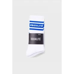 Equalité Unisex Sokken Striped 3-pack - 102 White/Blue