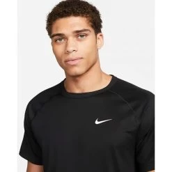 Nike Heren Dri-Fit T-shirt - 010 BLACK/COOL GREY/WHITE -Trendy Deals Voor Actieve Lifestyles 052046 10 02 1 1