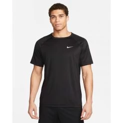 Nike Heren Dri-Fit T-shirt - 010 BLACK/COOL GREY/WHITE