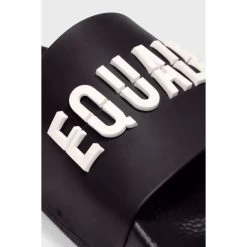 Equalité Heren Badslipper Foam Slides - 201 Black/White -Trendy Deals Voor Actieve Lifestyles 052072 10 03 1