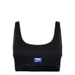 Puma Dames Bikini Top Ribbed Scoop - 001 Black Combo