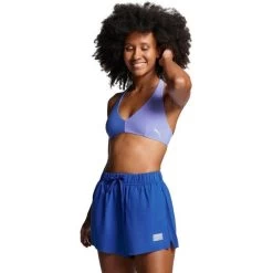 Puma Dames Zwemshort High Waist - 002 Elektro Purple -Trendy Deals Voor Actieve Lifestyles 052125 70 03 1