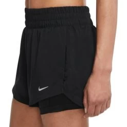 Nike Dames Shorts NIKE ONE DRI-FIT WOMENS MID-R - Zwart -Trendy Deals Voor Actieve Lifestyles 052233 10 02 1