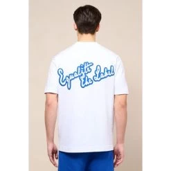 Equalité Heren T-shirt Cici - 102 White/Blue -Trendy Deals Voor Actieve Lifestyles 052295 08 02 1