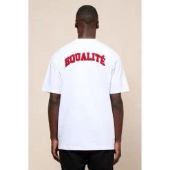Equalité Heren Oversize T-shirt Zion - 103 White/Red -Trendy Deals Voor Actieve Lifestyles 052374 01 02 1