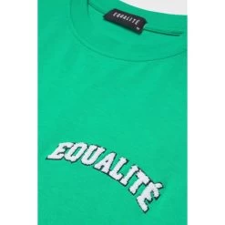 Equalité Heren Oversize T-shirt Zion - 401 Green/White -Trendy Deals Voor Actieve Lifestyles 052374 40 03 1